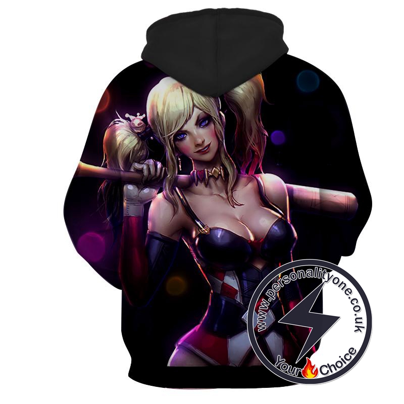 Harley Quinn - Harley Quinn 3D - Hoodies